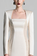Long Sleeve Sides Crystal Embellished Dress for women, from GVLUX, The Viet Concept 