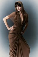 HA THANH VIET • Margaret Draped Stretch Jersey Gown