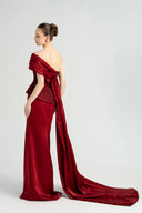 21SIX • Samirah Silk Taffeta & Tulle Crystal-Embellished Couture Gown