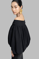  Black Alfredo Off - Shoulder Top for women, from Lam.D, The Viet Concept 