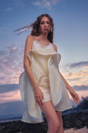 The Bird Convertible Halter Chiffon Cocktail Dress for women, from LINH PHUNG, The Viet Concept