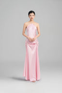 Satiné Crystal Satin Gown for women, from LA VIERGE, The Viet Concept