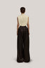 Aether Cropped Collared Neck Taffeta Top for women, from POEM, The Viet Concept 