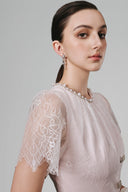 Prucel Dress Maxi Cream for women, from White Plan, The Viet Concept 