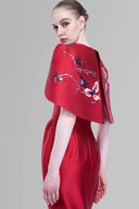 Crimson Cosmos Gown for women, from Tiny Ink, The Viet Concept 