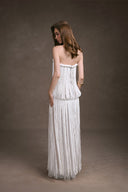 KEIRA TONG • Fringe Lace Corset Full-Length Dress