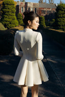 CALISTA • Cream Nivora Mini Dress