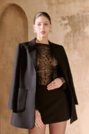 Ontario A-line Basic Cotton Blend Mini Skirt for women, from ARTI APPAREL, The Viet Concept 