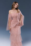 Heidi Tiered Lace Tulle Maxi Dress for women, from JOSEPHINE, The Viet Concept 