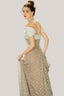 Nally A-line Asymmetric Neck Tulle Floor Length Dress for women, from Calista, The Viet Concept