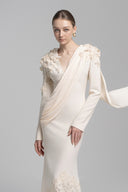 L'ALLÉE • Alluring Lace-Appliqué Mermaid Gown