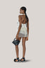 Brassidium Layered Halter Neck Organza Mini Dress for women, from DAS LA VIE, The Viet Concept 