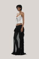Black Mai Maxi Skirt for women, from Huelley Rose, The Viet Concept 
