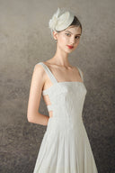 ROSEE de MATIN • Embroidery White Midi Dress