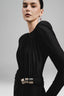 Toolie Sheath Square Shoulder Silk Spandex Floor Length Dress for women, from Ha Thanh Viet, The Viet Concept 