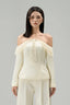 Layla Hourglass Off-Shoulder Taffeta Top for women, from Lam Khue, The Viet Concept 