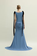 Islington Sculptural Floor Length Dress for women, from JENNY K TRAN, The Viet Concept 