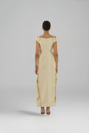 HAYTAN • Seraphina 3D Petal Embellished High-Slit Gown