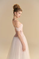 LINH PHUNG • Elarose Off-Shoulder Embroidered Corset Midi Dress