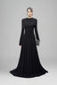 Delphi II Long Sleeve Maxi Dress for women, from Jenny K Tran, The Viet Concept 
