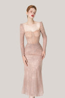  Glamour Sweet Heart Neck Sparkle Tulle Dress for women, from Calista, The Viet Concept 
