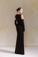 Aia Mermaid Knit Mesh Gown for women, from ARTI, The Viet Concept 