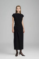 Black Stefania Maxi Dress for women, from Lam.D, The Viet Concept 