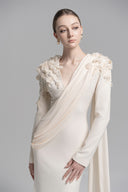 L'ALLÉE • Alluring Lace-Appliqué Mermaid Gown