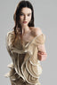 Bronze Khaki Asymmetrical One-Shoulder Mini Dress for women, from Must Have, The Viet Concept 