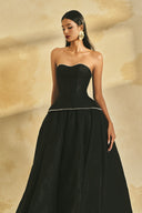 Opaline Crystal Embellished Evening Gown for women, from L'SCARLETT, The Viet Concept