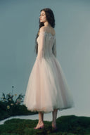 LA VIERGE • Aglaia Pastel Ombré Couture Dress