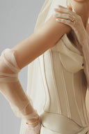 Beige Opulent Dune Corset for women, from LINH DOAN, The Viet Concept 
