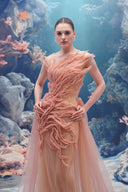 Sedna Crystal Crepe Mermaid Gown with Tulle & Organza Elegance for women, from 21SIX, The Viet Concept