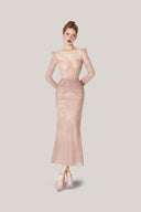  Glamour Sweet Heart Neck Sparkle Tulle Dress for women, from Calista, The Viet Concept 
