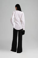 White Hourglass Longsleeve Top for women, from Lecia, The Viet Concept 