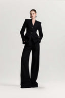 GVLUX • Shining Striped Straight Pants