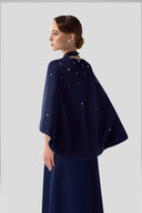 Valencia Pearl-Draped Silk Gown for women, from DANG PHONG DESIGNER, The Viet Concept