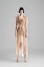 Beige Asymmetrical Wrap Top for women, from Must, Have, The Viet Concept 