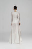 Serene Bow Crepe  Evening Dress for women, from DO LONG, The Viet Concept 