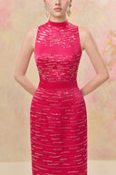 Seren Beaded Column Gown for women, from JOSEPHINE, The Viet Concept 