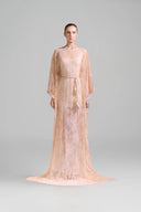 Vivid Magnolia Lace Couture Dress for women, from ARTI, The Viet Concept 