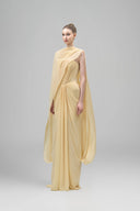 Marivelle Sheath Scarf Neck Chiffon Floor Length Dress for women, from Maison Des Copains, The Viet Concept 