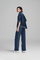 Asymmetric Fringed Hemline Shirt, for GVLUX, The Viet Concept 