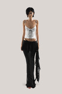 Black Mai Maxi Skirt for women, from Huelley Rose, The Viet Concept 