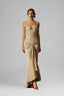  Avocado Valentina Midi  Dress for women, from La Vierge, The Viet Concept 
