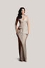 Cream Ondes Crossover Camisole & Skirt for women, from DORO, The Viet Concept 