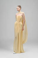 Marivelle Sheath Scarf Neck Chiffon Floor Length Dress for women, from Maison Des Copains, The Viet Concept 