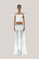 White Meimei Off - Shoulder Top for women, from Huelley Rose, The Viet Concept 