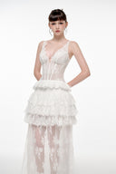 JOSÉPHINE • Kate Embroidered Lace Corset Gown