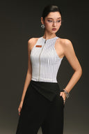 Kate Silk Zip-Front Tailored Top for women, from Keira Tong, The  Viet Concept